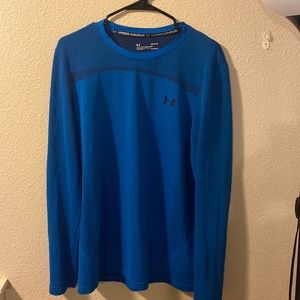Under Armour seamless long sleeve shirt Blue